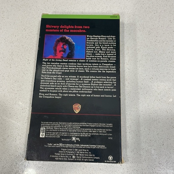 4 Vintage Horror Movie VHS Movies - Picture 13 of 16